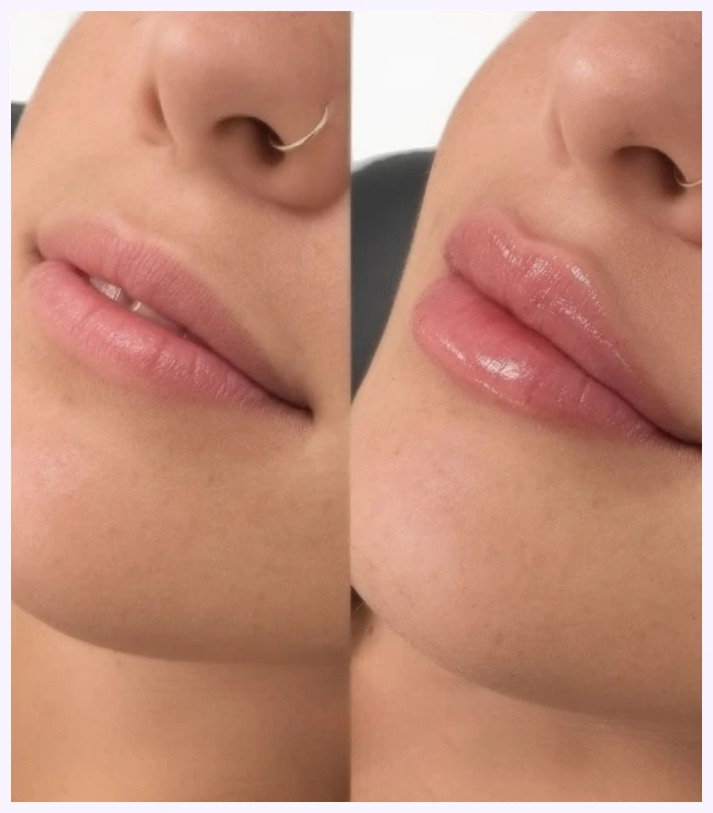 Lip Filler Before After